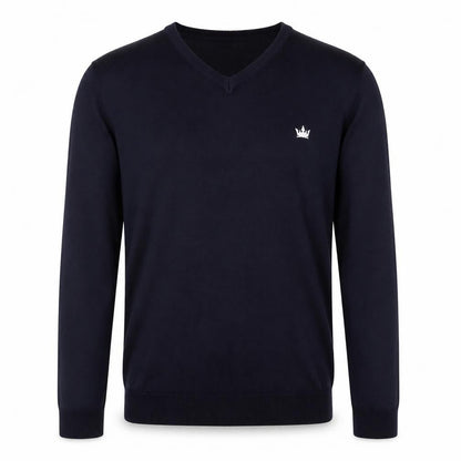 Mens UK Size S Brave Soul Blue Pullover Jumper