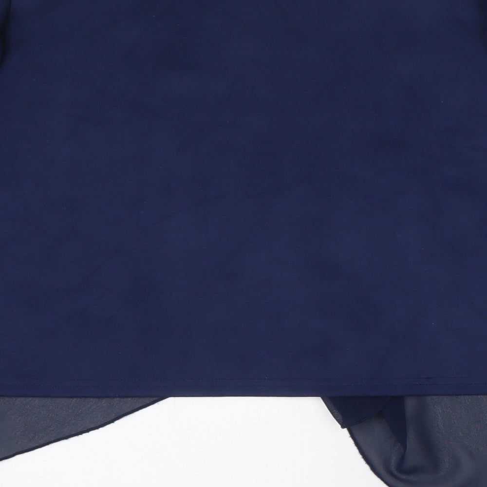 Womens UK Size S Mela London Blue Cardigan Jumper