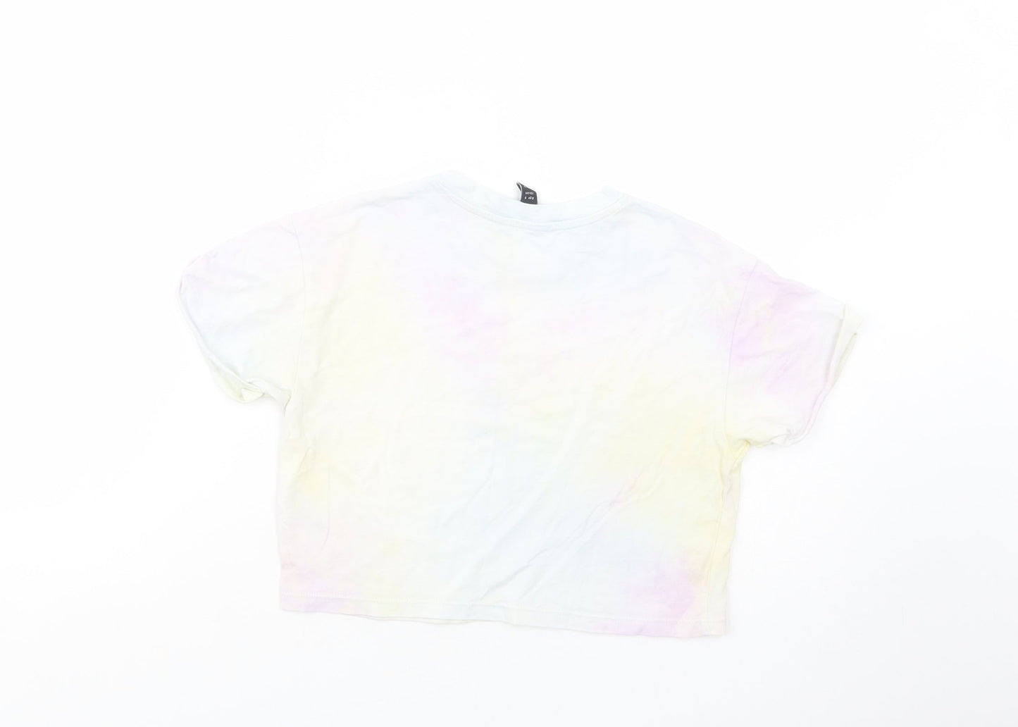 New Look Girls Multicoloured  Cotton Pullover T-Shirt Size 9 Years Crew Neck Pullover - Sorry Not Sorry