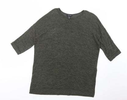 Womens UK Size S New Look Green Pullover Jumper