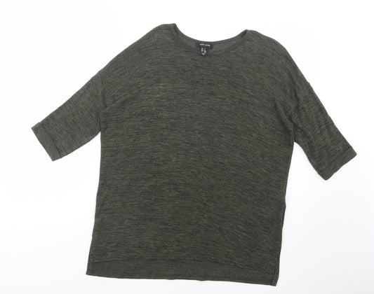 Womens UK Size S New Look Green Pullover Jumper