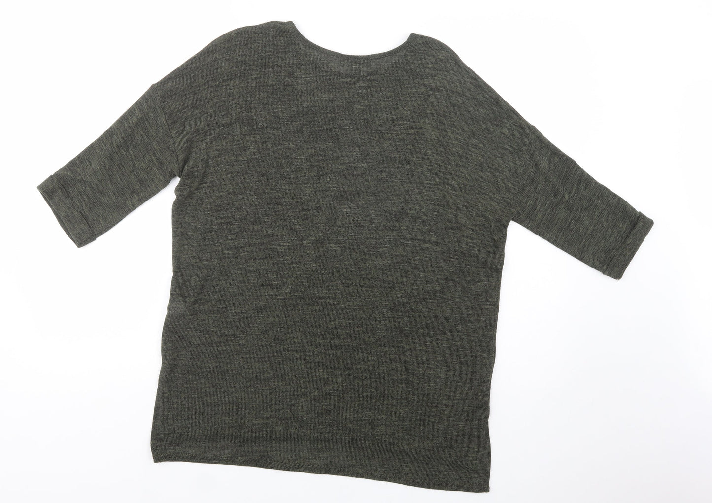 Womens UK Size S New Look Green Pullover Jumper