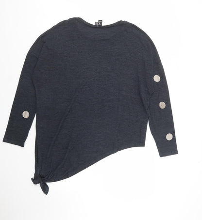 Womens UK Size 16 Izabel London Blue Pullover Jumper