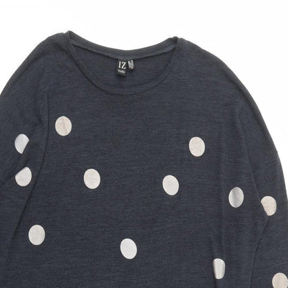 Womens UK Size 16 Izabel London Blue Pullover Jumper
