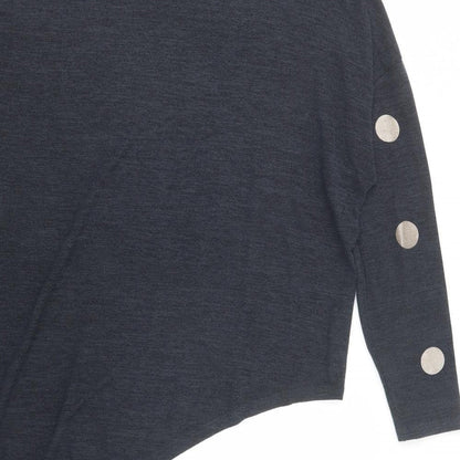 Womens UK Size 16 Izabel London Blue Pullover Jumper