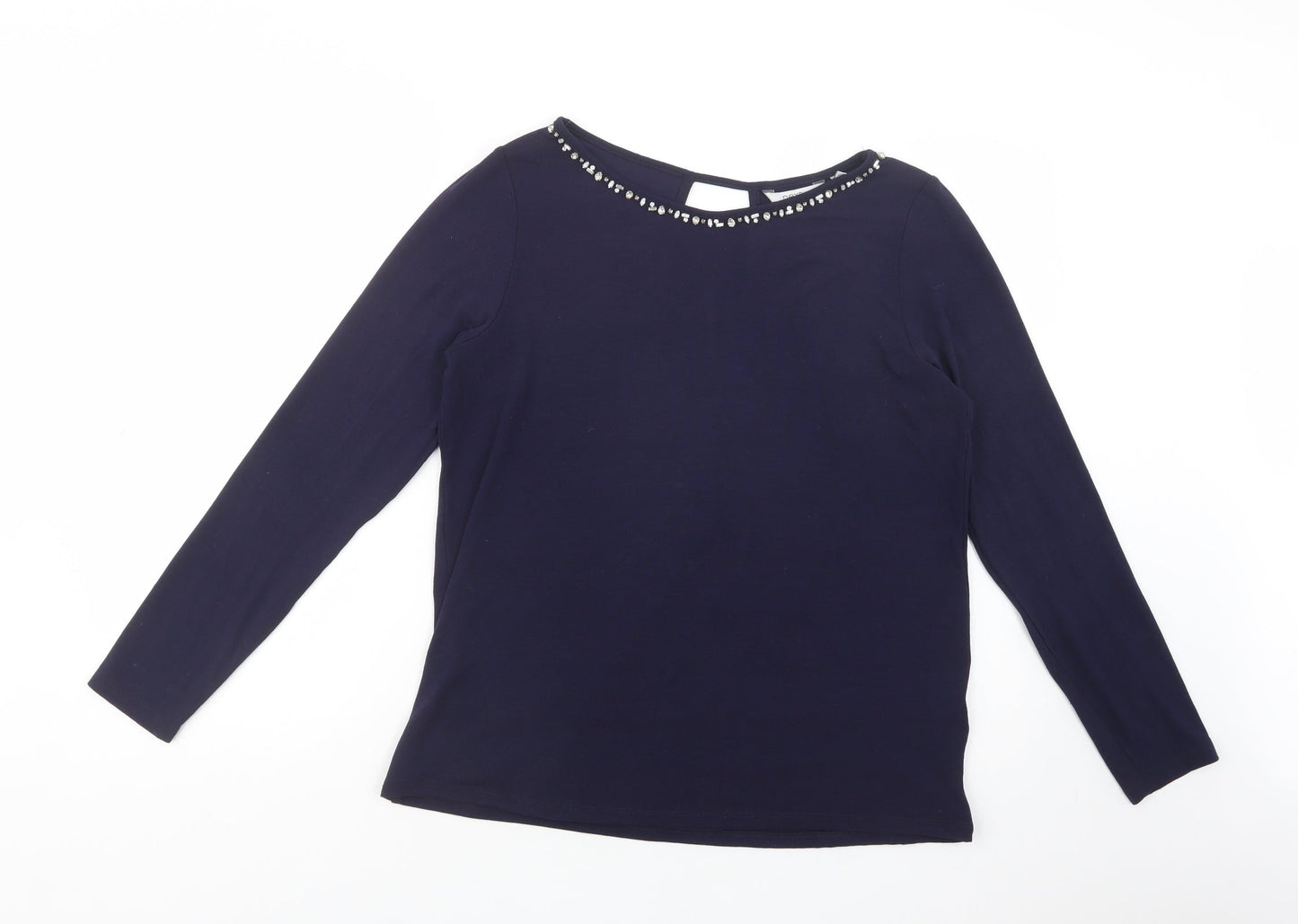 Womens UK Size 14 NEXT Blue Basic Blouse