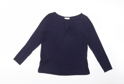 Womens UK Size 14 NEXT Blue Basic Blouse