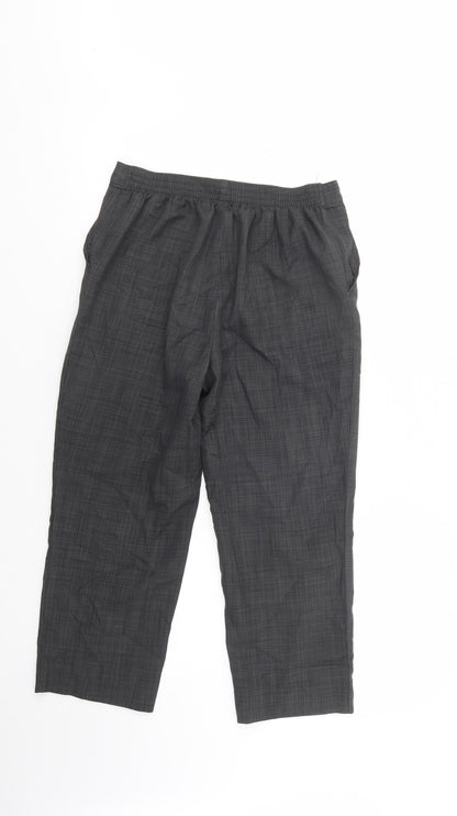 Womens UK Size 10 Marks and Spencer Regular Fit Dress Pants Grey Trousers