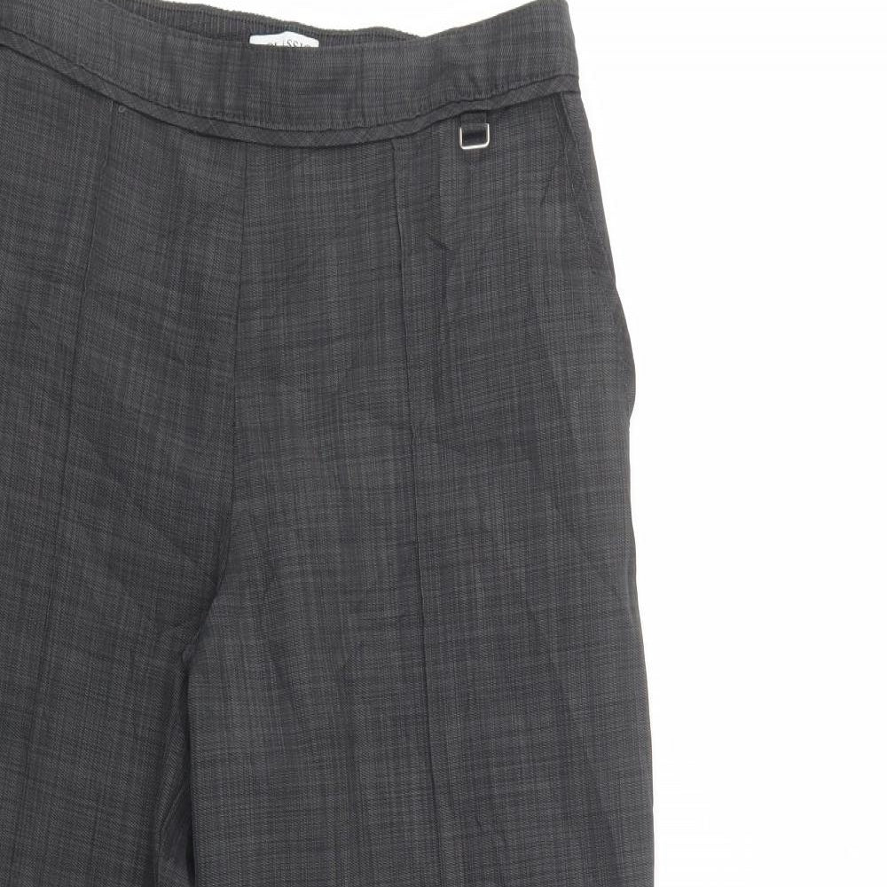 Womens UK Size 10 Marks and Spencer Regular Fit Dress Pants Grey Trousers
