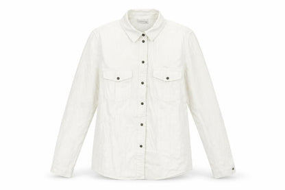 Womens UK Size M Noisy may Ivory Basic Button-Up