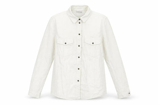 Womens UK Size M Noisy may Ivory Basic Button-Up