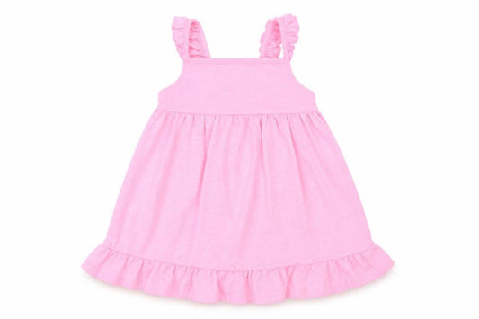 F&F Baby Pink  Polyester Tank Dress  Size 18 Months  Square Neck Pullover