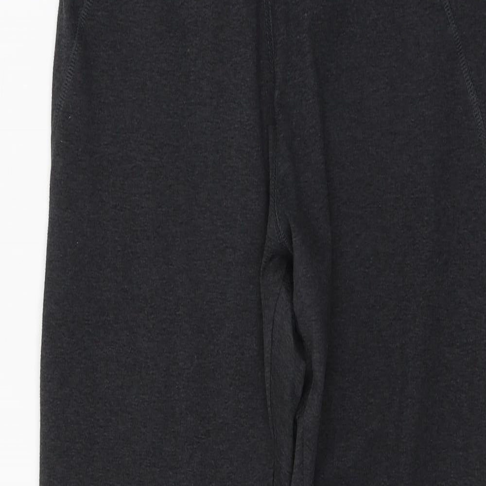 Womens UK Size M Dunnes Stores Regular Fit Cropped Grey Leggings