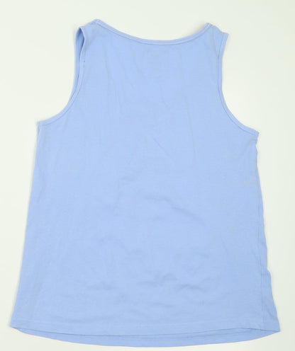 Womens UK Size 14 pep&co Blue Basic Tank