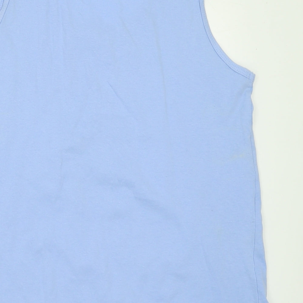 Womens UK Size 14 pep&co Blue Basic Tank