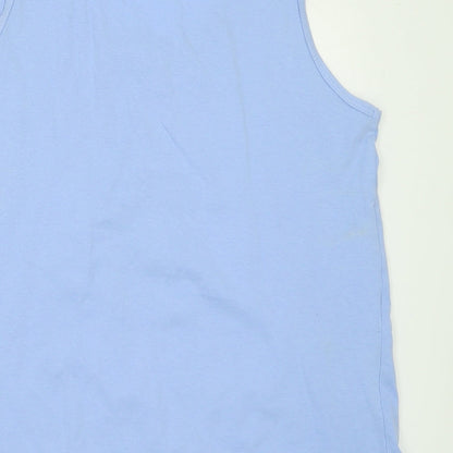 Womens UK Size 14 pep&co Blue Basic Tank
