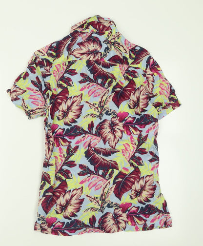 Womens UK Size S NEXT Multicoloured Basic Button-Up