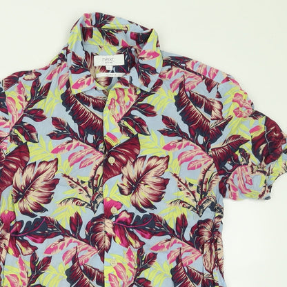 Womens UK Size S NEXT Multicoloured Basic Button-Up