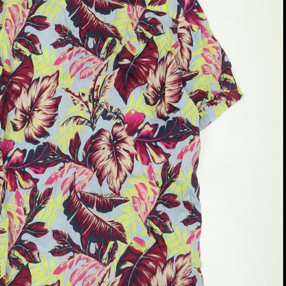 Womens UK Size S NEXT Multicoloured Basic Button-Up