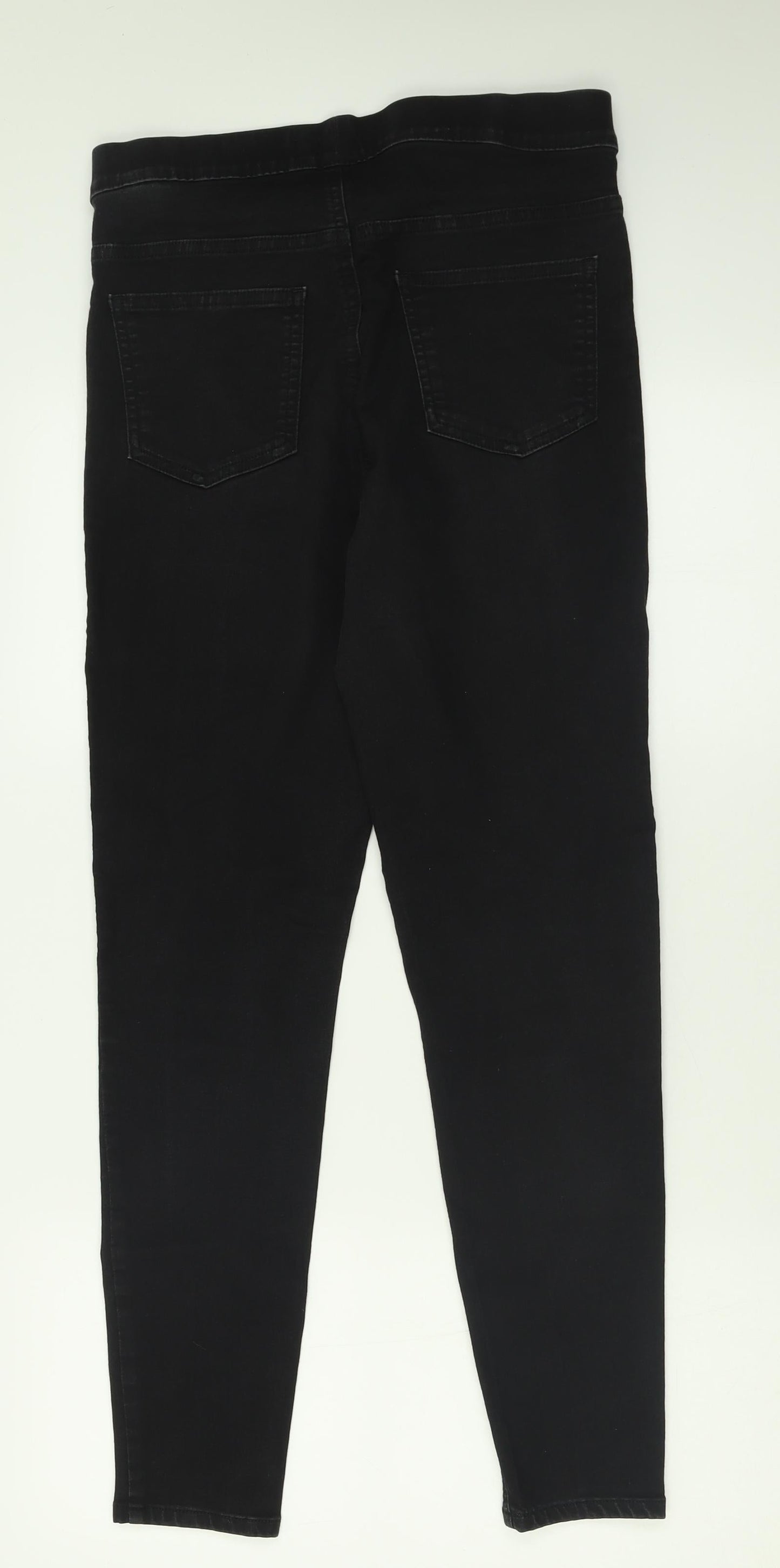 Womens UK Size 12 Marks and Spencer Regular Fit Jegging Black Trousers