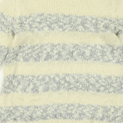 Womens UK Size 8 Topshop Ivory Pullover Jumper