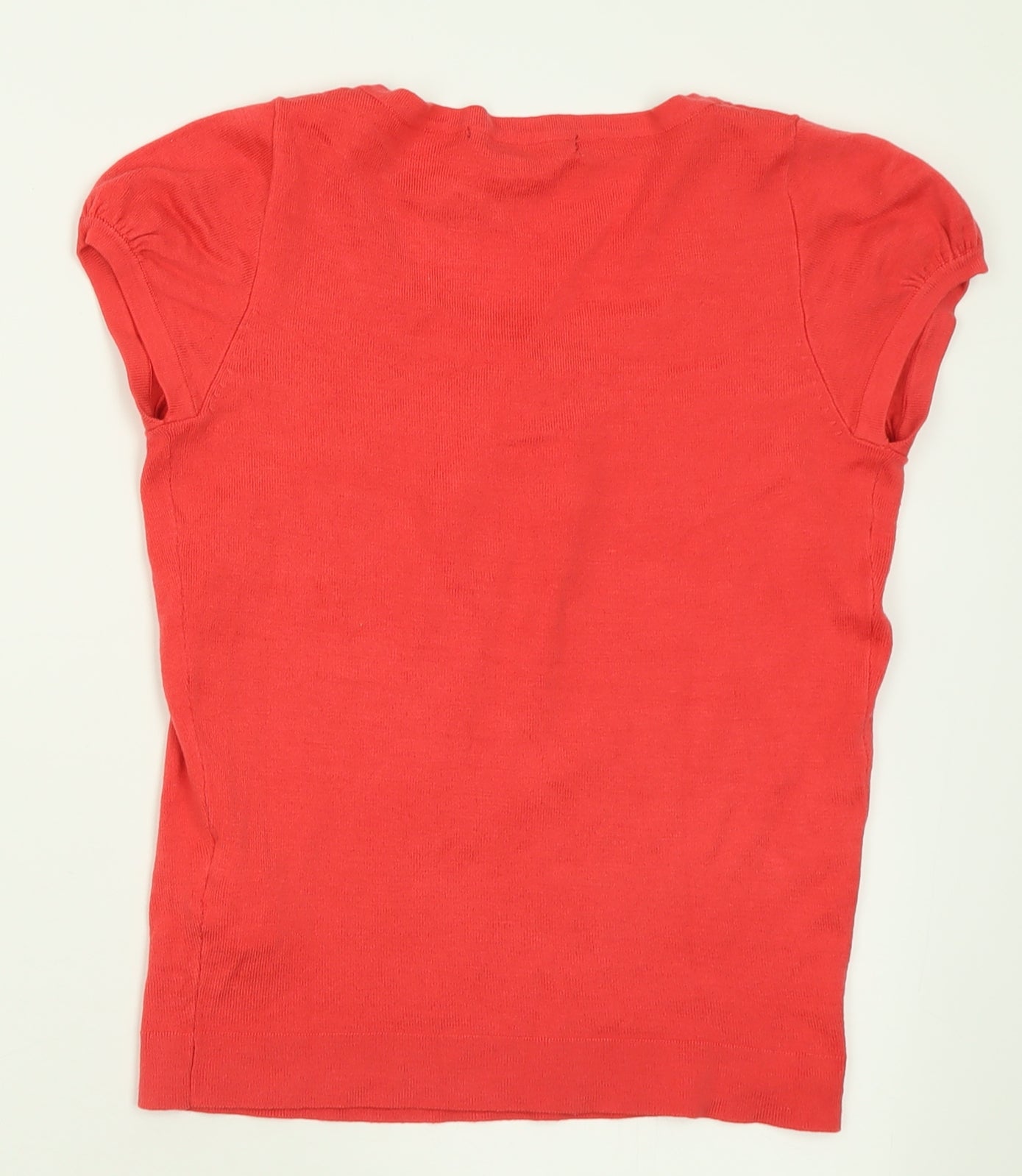 Womens UK Size S VERO MODA Pink Basic T-Shirt