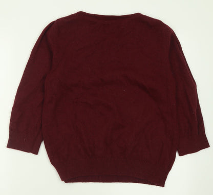 Womens UK Size M H&M Purple Pullover Jumper