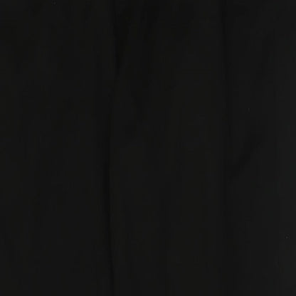 Mens UK Size 34 in Cedar Wood State Regular Fit  Black Trousers