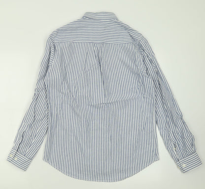 Mens UK Size M Burton Blue  Button-Up Long Sleeve Casual Shirt