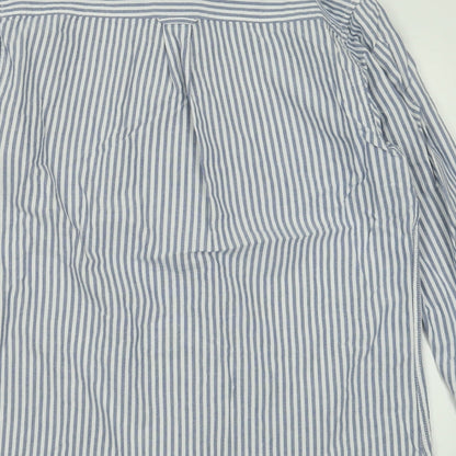 Mens UK Size M Burton Blue  Button-Up Long Sleeve Casual Shirt