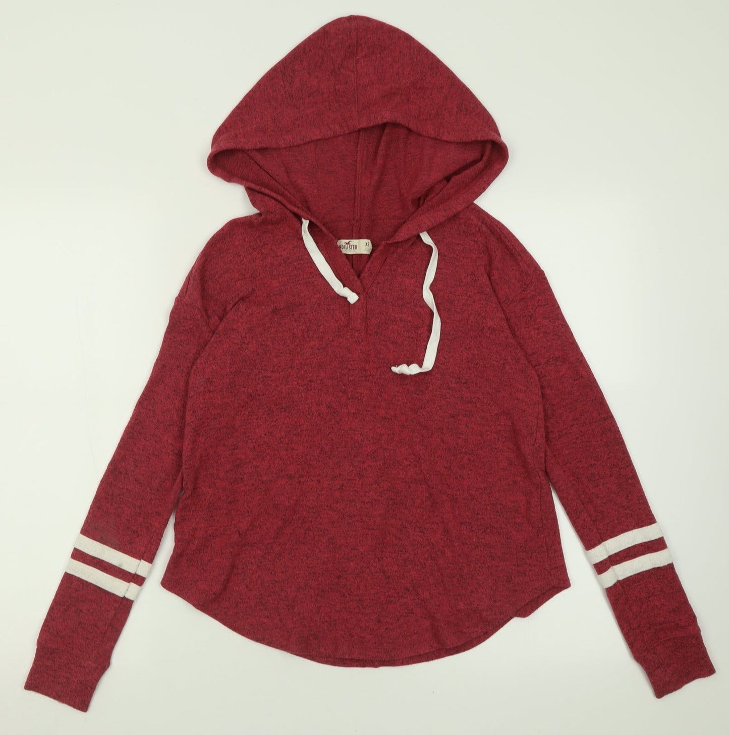 Hollister Womens Pink  Viscose Pullover Hoodie Size XS  Pullover