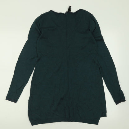 Womens UK Size M H&M Green Pullover Jumper