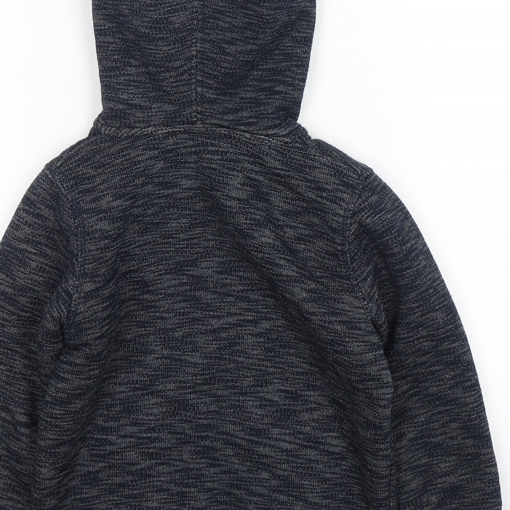 Palomino Boys Blue  Cotton Full Zip Hoodie Size 6 Years  Zip