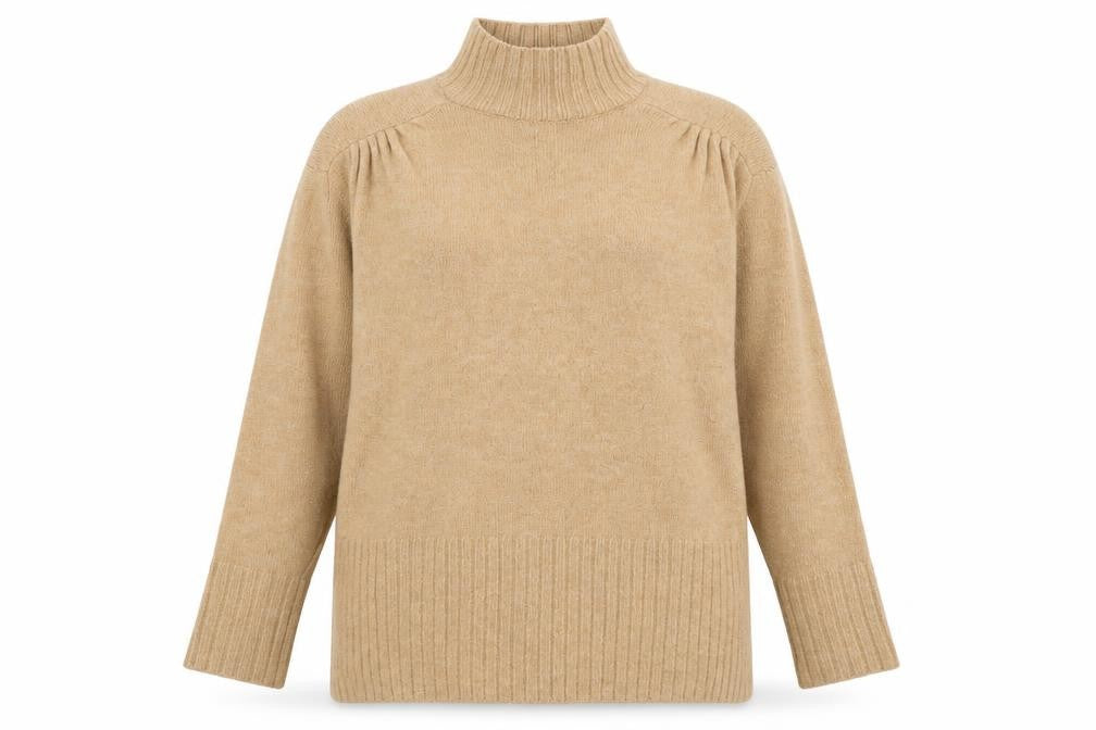 Womens UK Size M George Beige Pullover Jumper