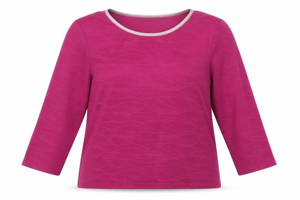 Womens UK Size L Klass Purple Basic Blouse