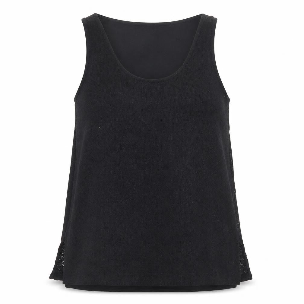 Womens UK Size S Dunnes Stores Black Basic Tank