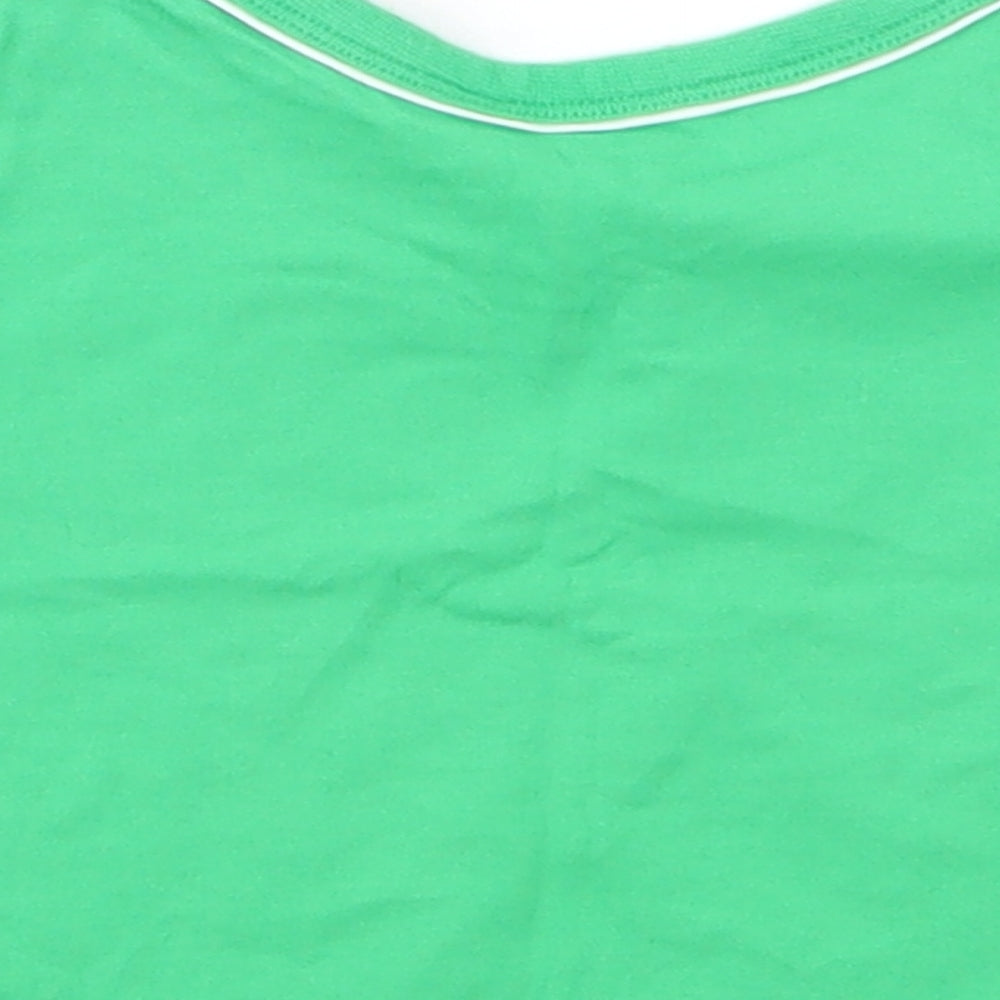 Mothercare Baby Green  Cotton Pullover T-Shirt Size 0-3 Months Crew Neck Pullover