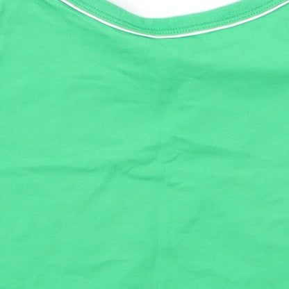 Mothercare Baby Green  Cotton Pullover T-Shirt Size 0-3 Months Crew Neck Pullover