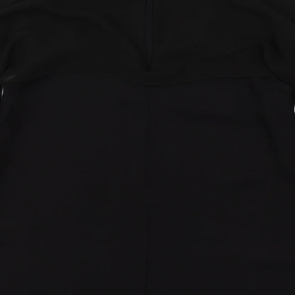 Womens UK Size 6 Warehouse Black Basic Blouse