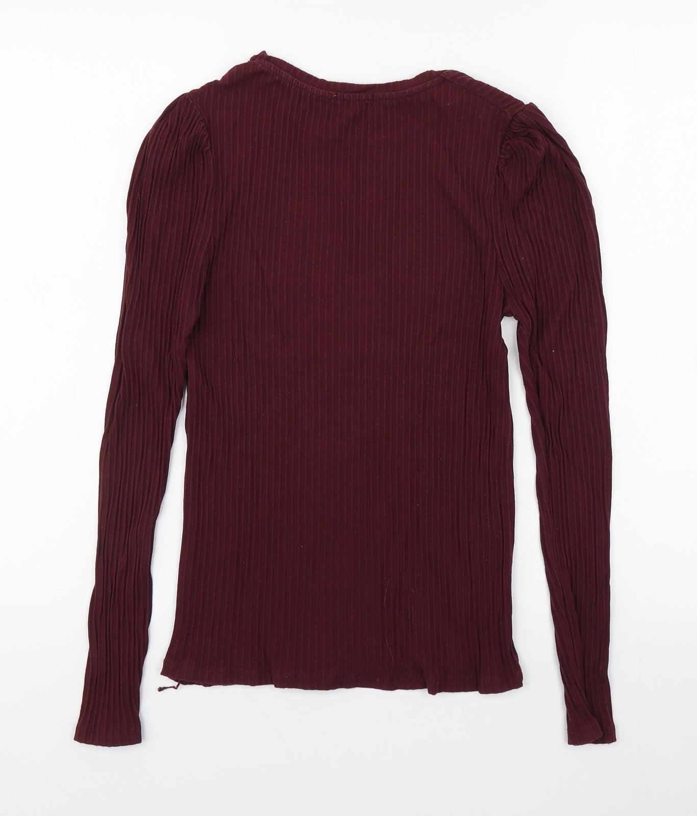 Womens UK Size L Stradivarius Purple Basic T-Shirt