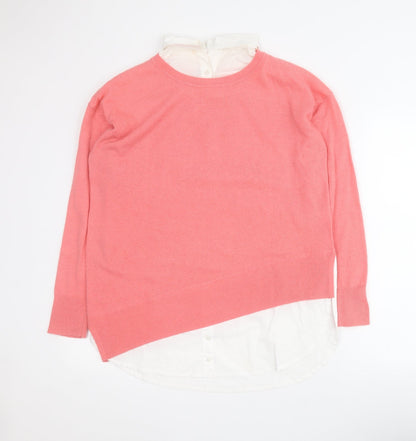 Womens UK Size S NEXT Pink Pullover Jumper