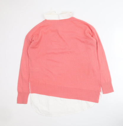 Womens UK Size S NEXT Pink Pullover Jumper
