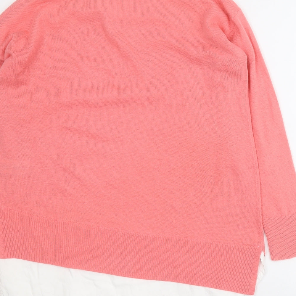 Womens UK Size S NEXT Pink Pullover Jumper
