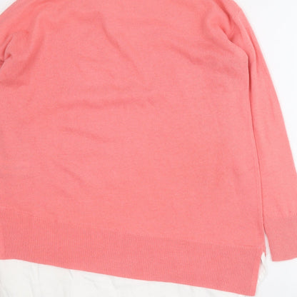 Womens UK Size S NEXT Pink Pullover Jumper