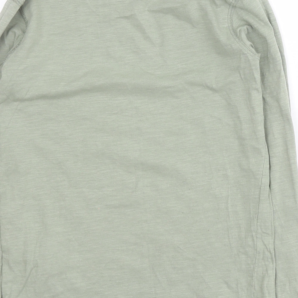 Sfera Boys Green  100% Cotton Pullover T-Shirt Size 6-7 Years Crew Neck Pullover
