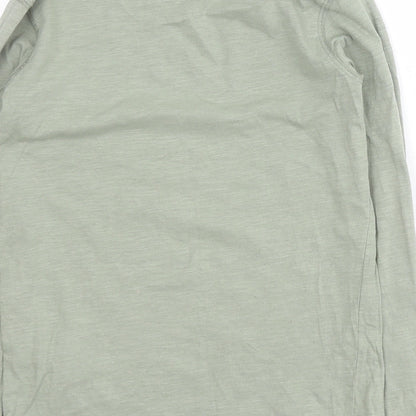 Sfera Boys Green  100% Cotton Pullover T-Shirt Size 6-7 Years Crew Neck Pullover