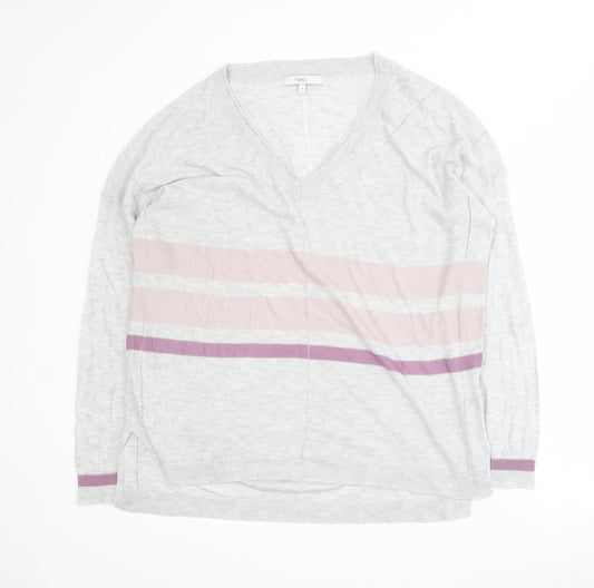 Womens UK Size 16 NEXT Grey Pullover Jumper