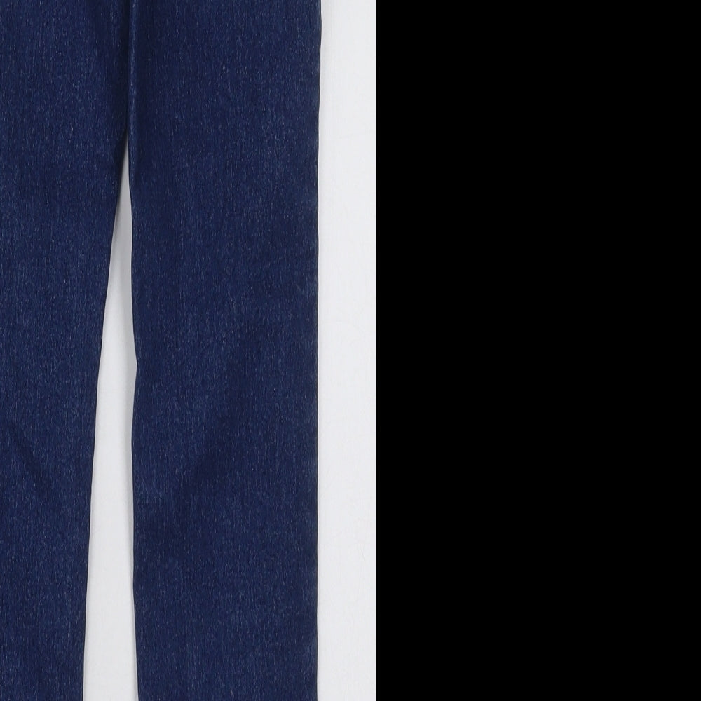 Crazy 8 Girls Blue  Cotton Skinny Jeans Size 7 Years  Regular Button