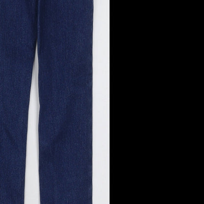 Crazy 8 Girls Blue  Cotton Skinny Jeans Size 7 Years  Regular Button