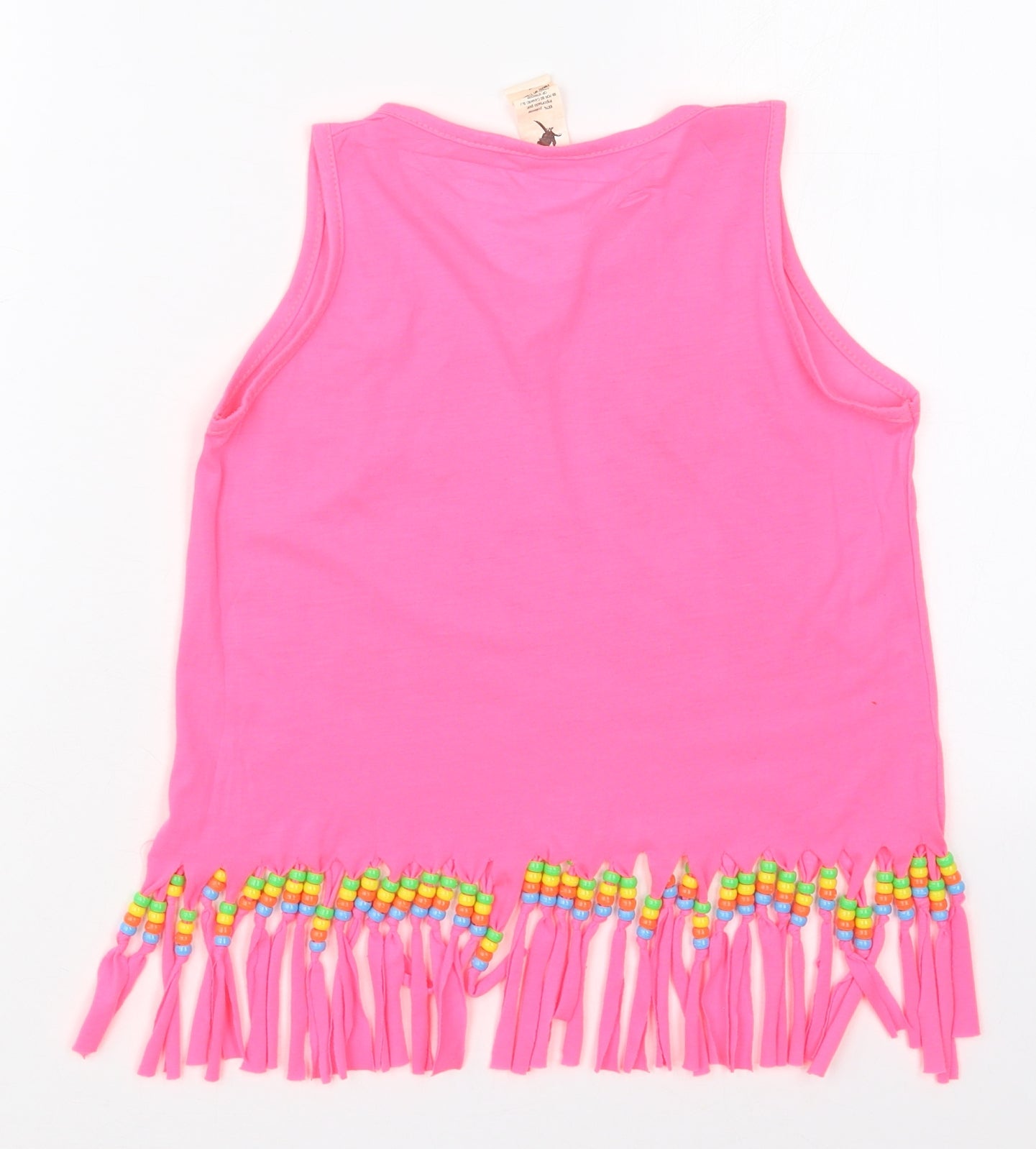 Preworn Girls Pink  Polyester Basic Tank Size XL Crew Neck Pullover - Pool Party Gran Canaria